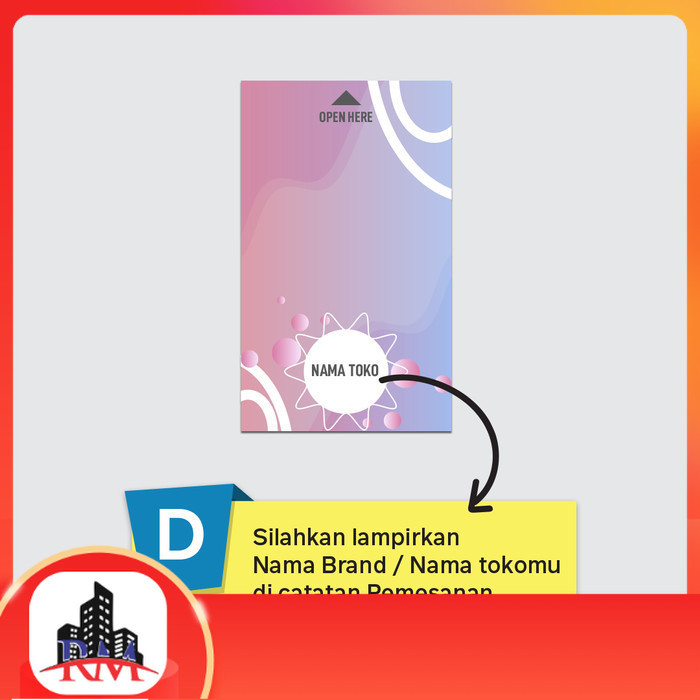 

Stiker Segel Box / Stiker Seal Box / Cetak Stiker Segel Dus - D, 5x8,3cm
