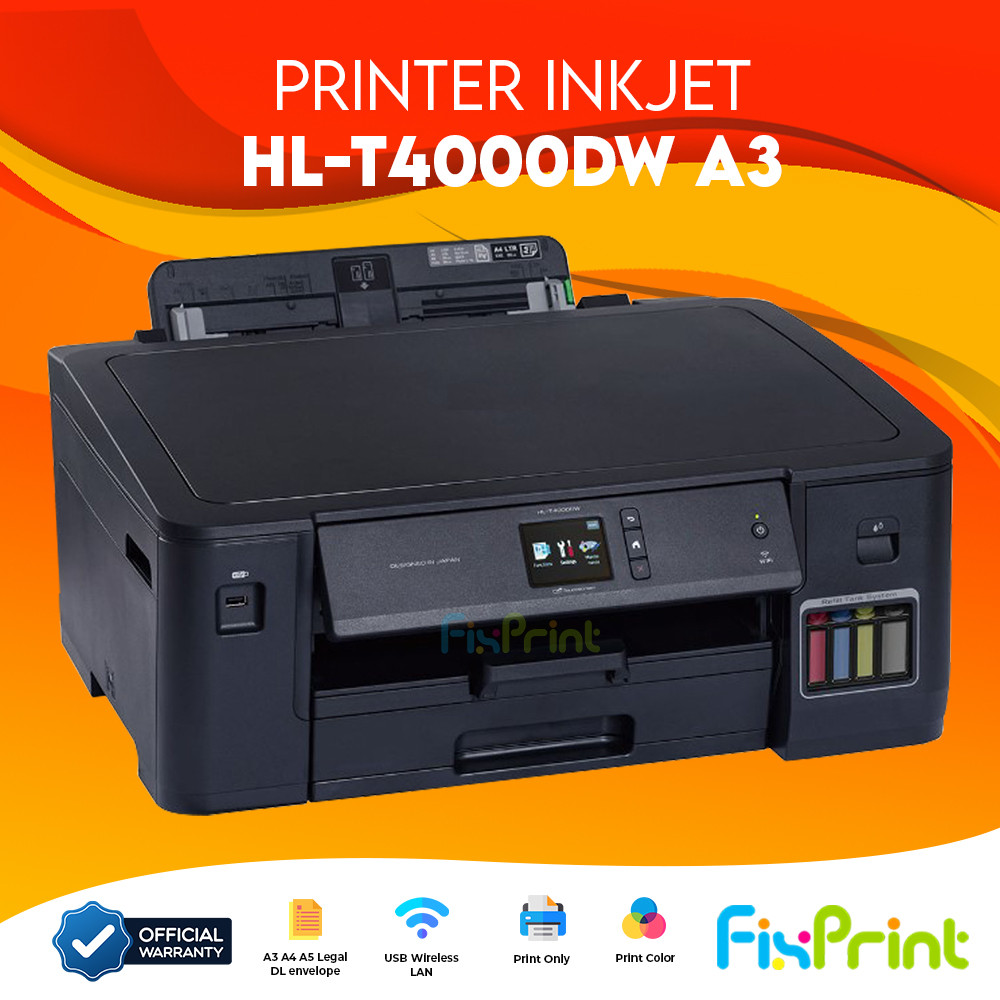PRINTER BROTHER A3 HL T4000DW Printer A3 T4000 DW Duplex+WiFi GARANSI RESMI