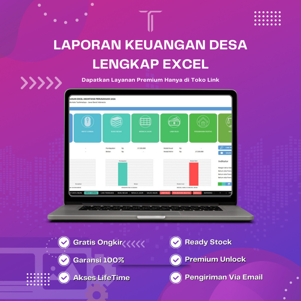 Laporan Keuangan Desa Lengkap Excel