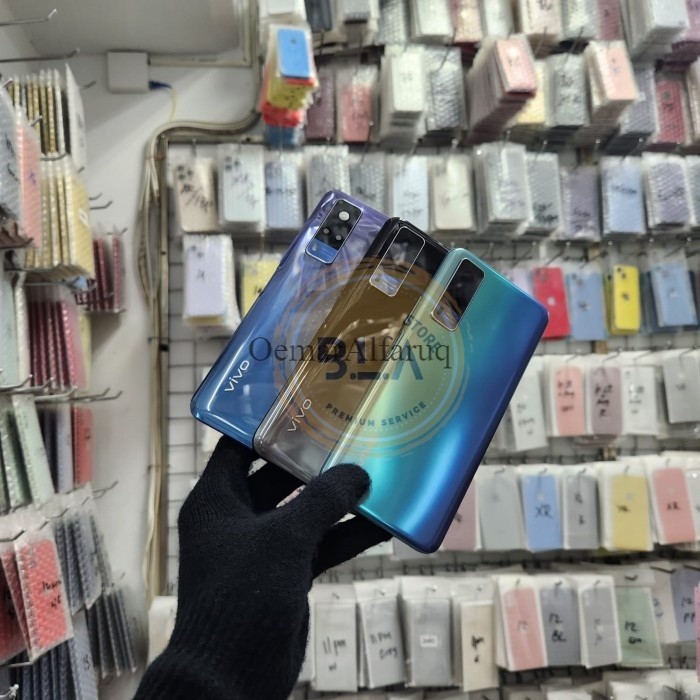 Back Casing Kesing Housing Vivo Y51 2020 - Y51a  Bezel + Backdoor Fullset