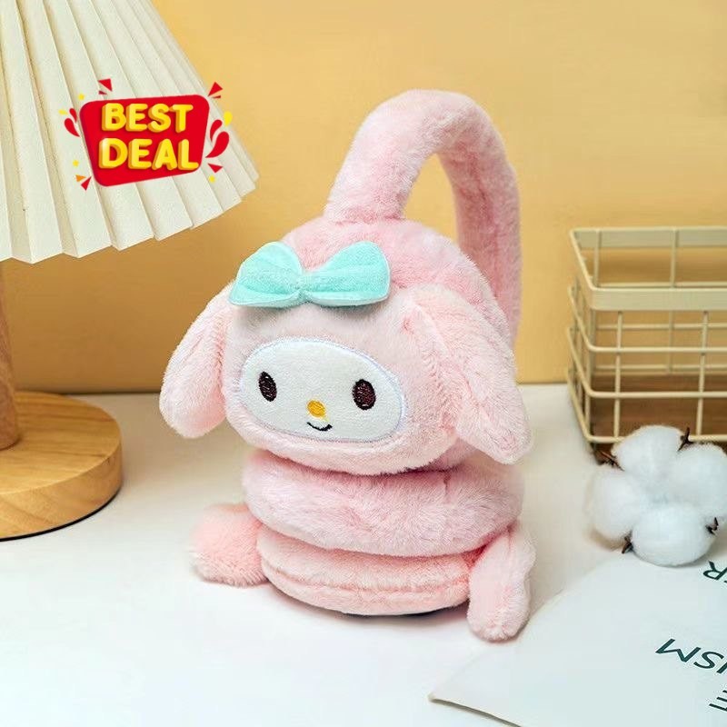 Earmuff Penutup Telinga Anak Bayi Dewasa My Melody Anti Bising Tekanan Udara Untuk Tidur Pesawat