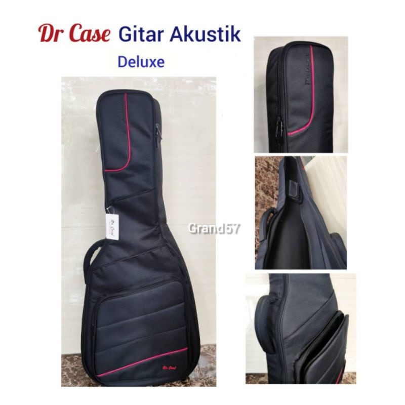 Dr Case Gitar Akustik Deluxe DrCase Tas Gigbag Hardcase Gitar Akustik