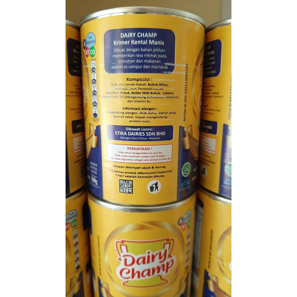 

susu kental manis dairy champ 480 gr Termurah