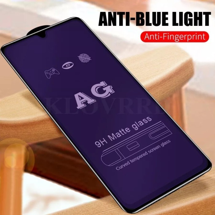 TEMPERED GLASS OPPO A83 ANTI BLUE LIGHT MATTE FULL COVER PELINDUNG LAYAR GOOD QUALITY - TG-ANTI-BLUE