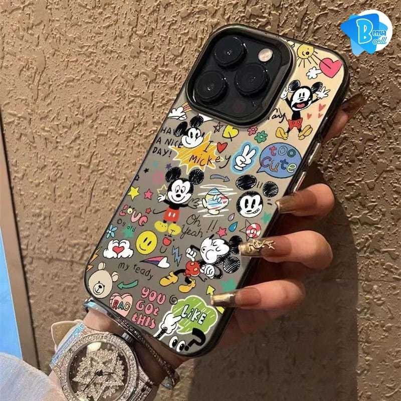 SS963 Premium Matte Hard Casing Hp Minnie And Minnie Mouse Compatible For REALME 5 5I 5S C3 8 10 11 