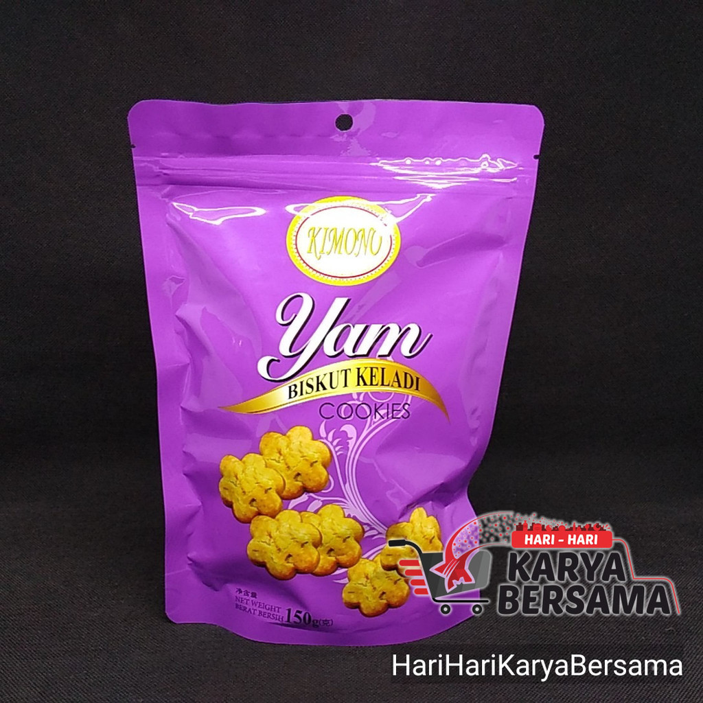 

MAKANAN RINGAN KIMONO YAM BISKUIT KELADI COOKIES 150GR