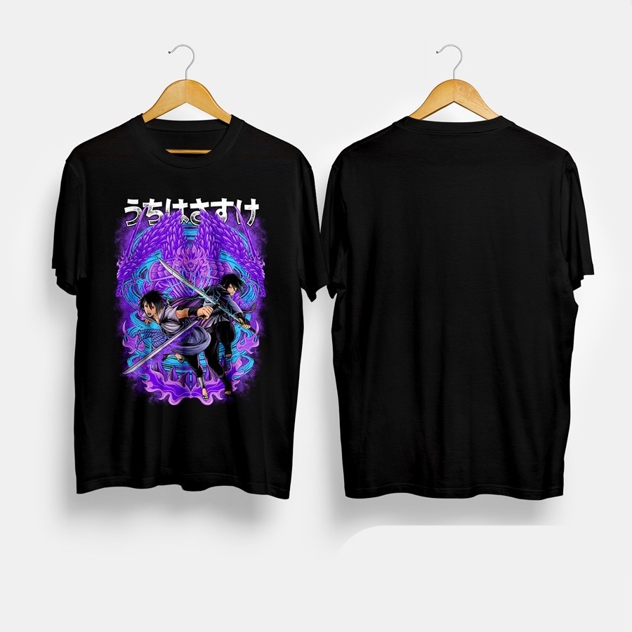 Kaos Baju Anime Uchiha Sasuke Susanoo Anime Naruto Kaos Anime