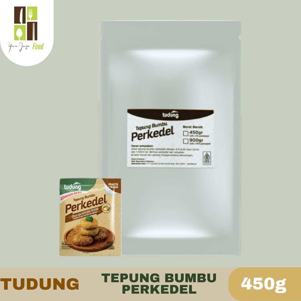 

Tudung Tepung Bumbu Perkedel / Tepung Perkedel / Tepung Siap Saji / Tepung Instan 450g
