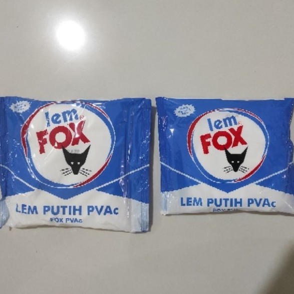 

Lem Fox Putih PVAc Refill Bungkus Biru - 350gr 600gr