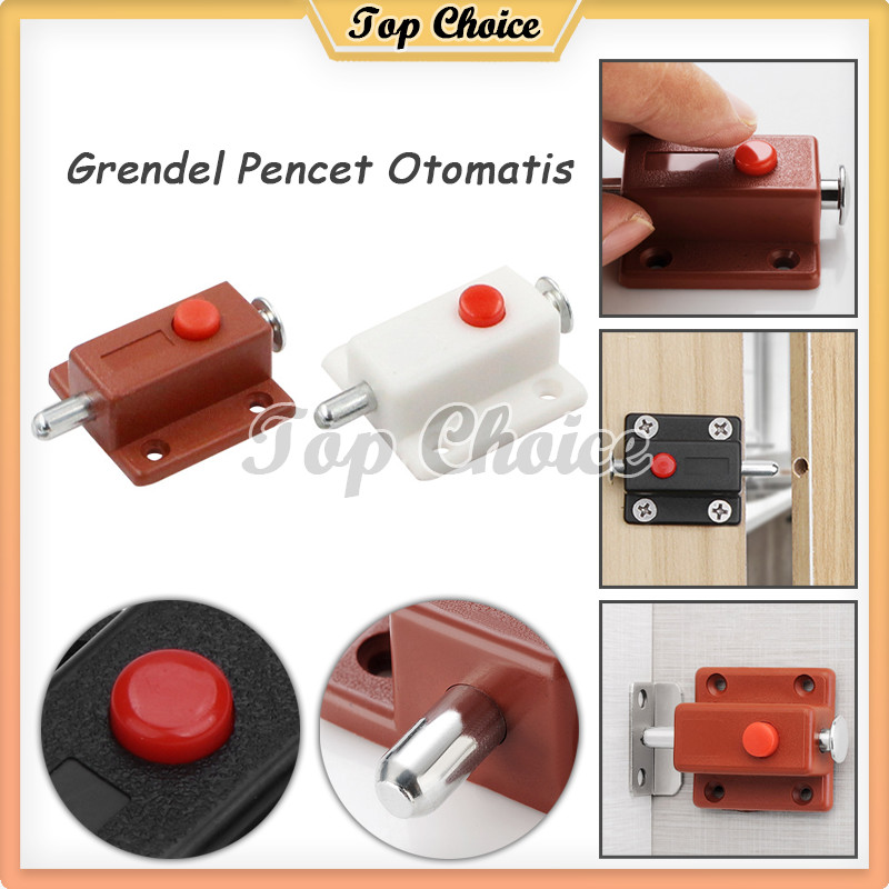 Grendel Tekan Grendel Otomatis Slot Pintu Otomatis / Grendel Tekan