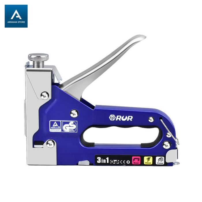 

staples tembak 3 in 1 stapler gun multifungsi kayu kain jok motor