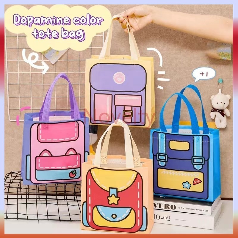 

Novelty Tas Hampers Non Woven Anti Air Tema TAS SEKOLAH Tote Bag / Hand Bag Ulang Tahun/tas hadiah tas belanja