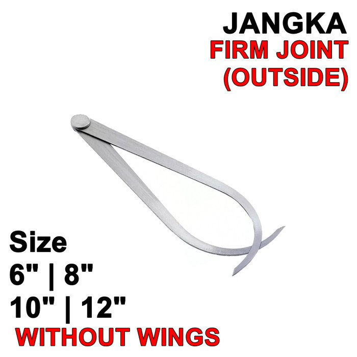 

Jangka Besi 6 Inch SOLAR Caliper Firm Joint Outside Luar Tanpa Wings