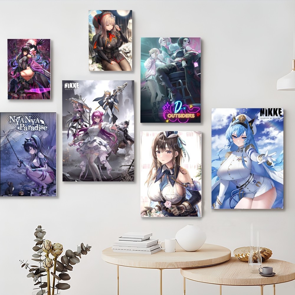 

Goddess of Victory Nikke Poster Self-adhesive Art Poster Whitepaper Prints Posters Artwork Home Decor