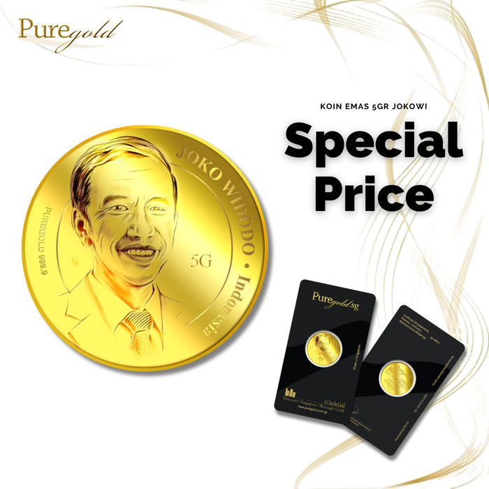 Emas Koin Logam Mulia 5G Jokowi Puregold