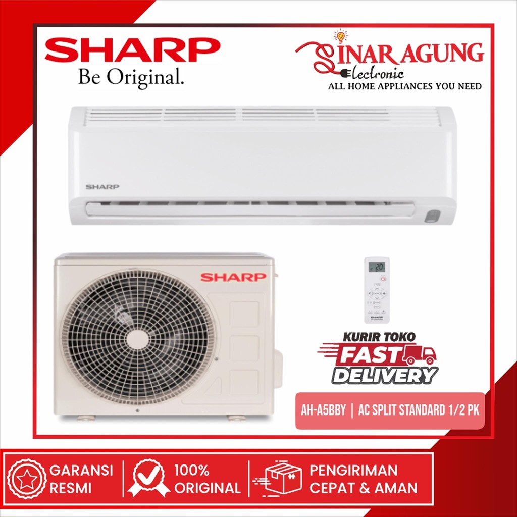 AC Sharp AH-A5BBY Split 1|2 PK - Standard Basic BBY Series