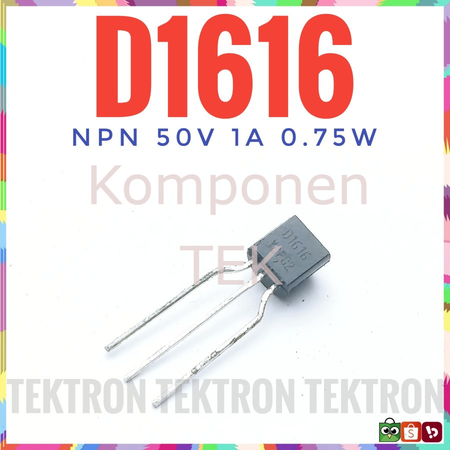 NEC D1616 Transistor 2SD1616 NPN 1A 50V 0.75W