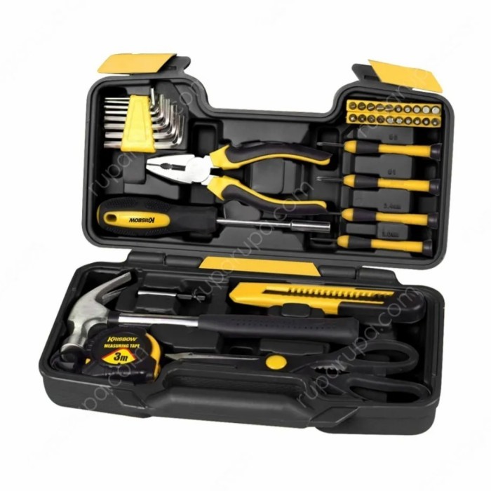 perkakas set kunci krisbow hand tools mekanik 39 pcs ORIGINAL KRISBOW