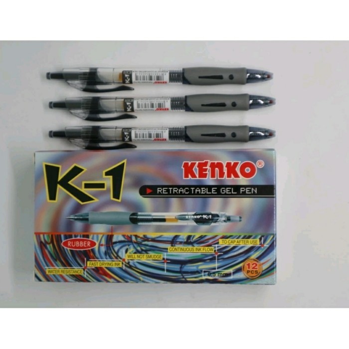

[New Arrival] Pen Gel Kenko K-1 - Hitam