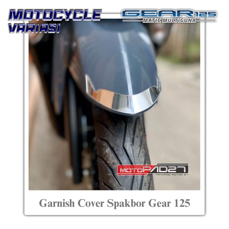Garnish Spakbor Depan Yamaha Gear 125 Cover Fender Yamaha Gear 2022 aksesoris motor yamaha gear