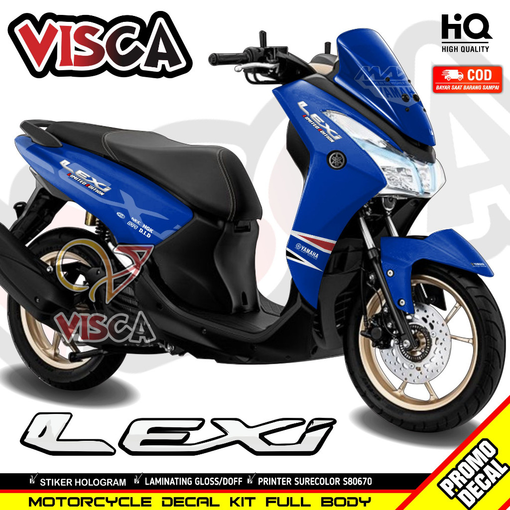 Decal Lexi Full Body Baru Stiker Motor Yamaha Lexi Full Body Decal Yamaha Lexi Full Body Striping Le