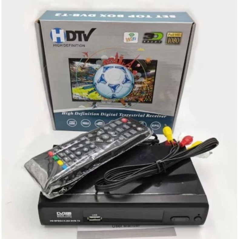 DIGITAL STB T2 HDTV BISA BUAT TV TABUNG/LCD/SMART TV DVB T2 RECEIVER