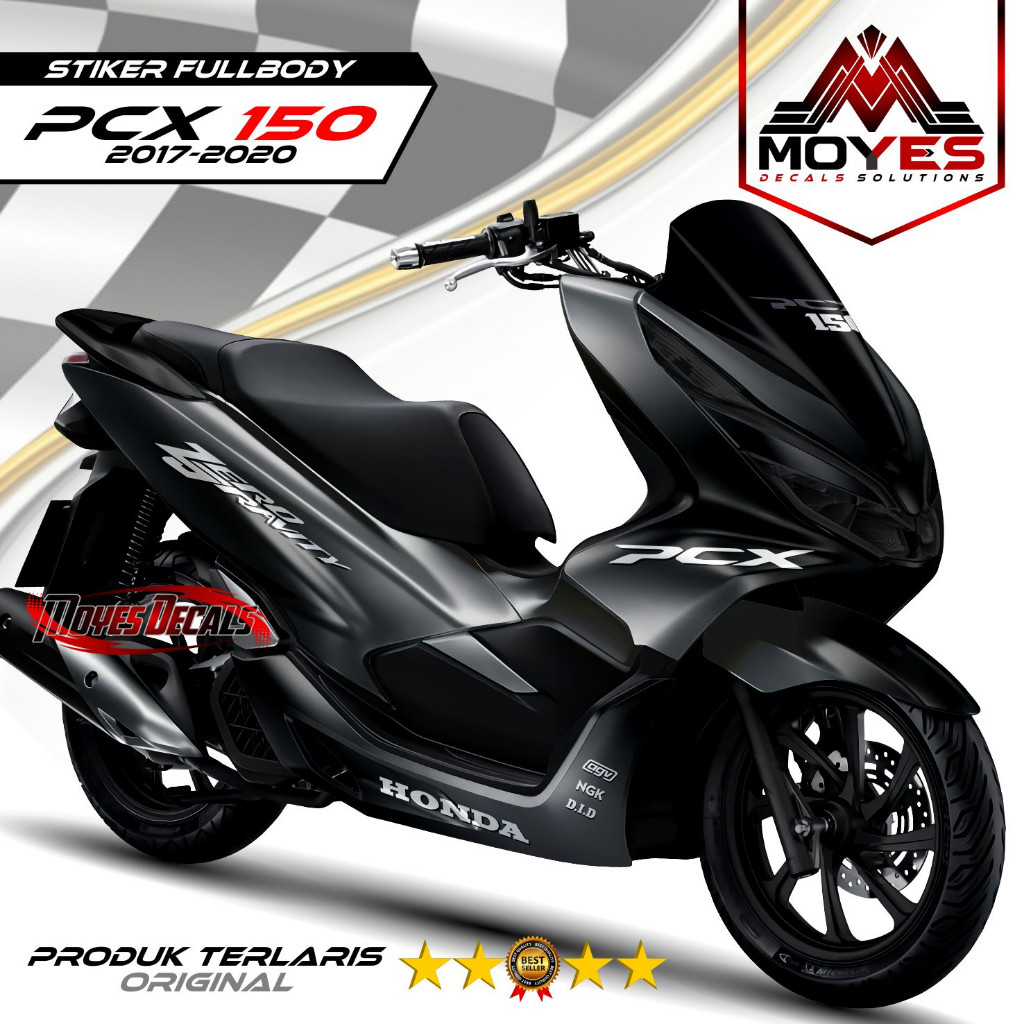 Stiker PCX 150 Motif 2 Warna - Decal Stiker PCX 150 Fullbody