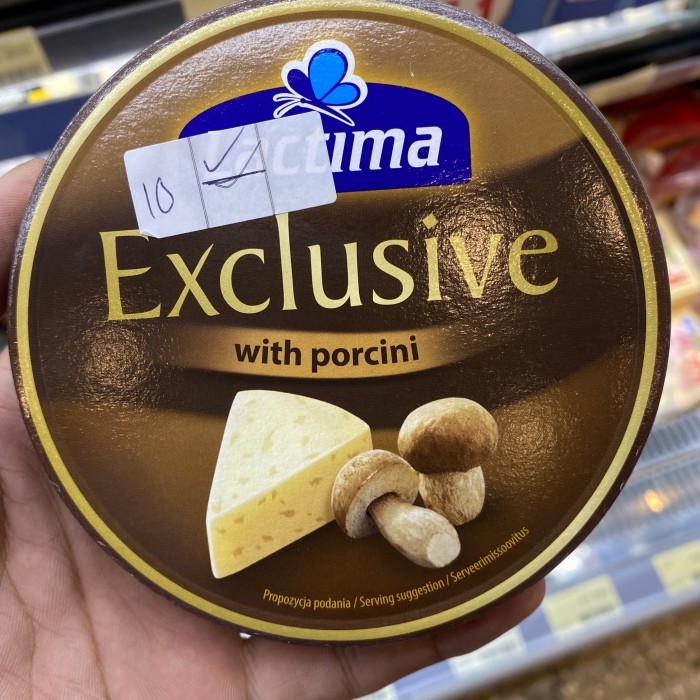

keju lactima polandia cream cheese with porcini 140grm