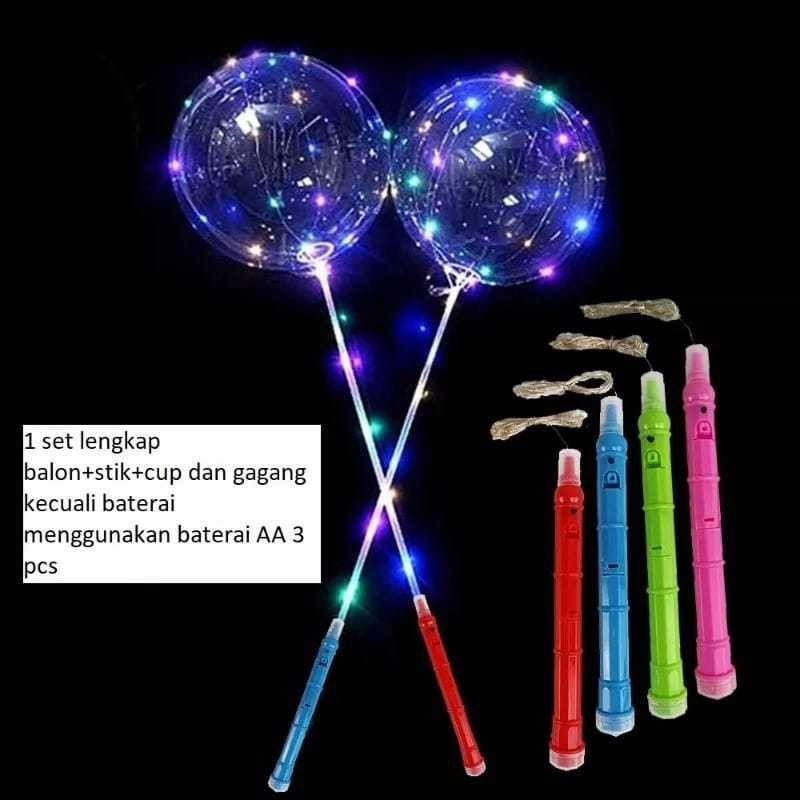 balon stik lampu pasar malam