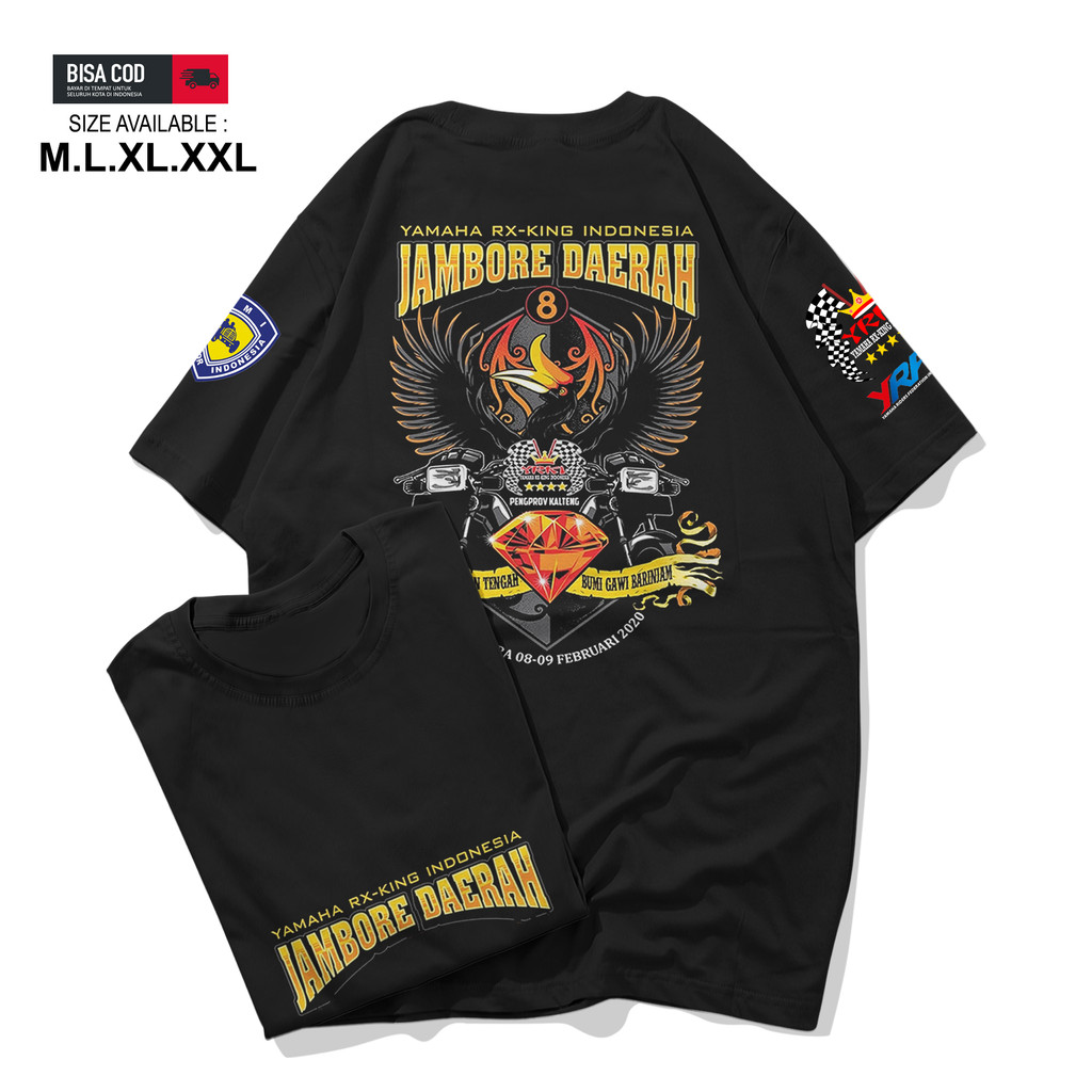Kaos Jamda Kalimantan Tengah , Kaos Jambore Daerah Rx King , Kaos YRKI, Kaos Jamda Istimewa, Apparel