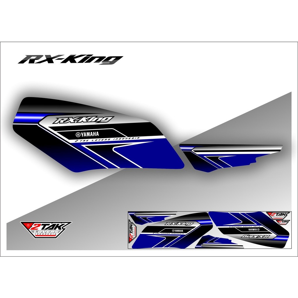 Striping Yamaha Rx King Variasi Racing Striping Variasi