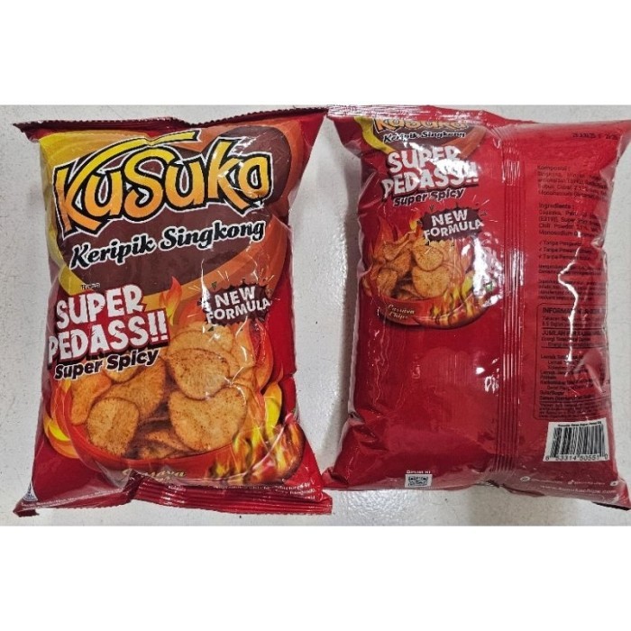 

New Item KUSUKA KERIPIK SINGKONG SUPER PEDAS 50G