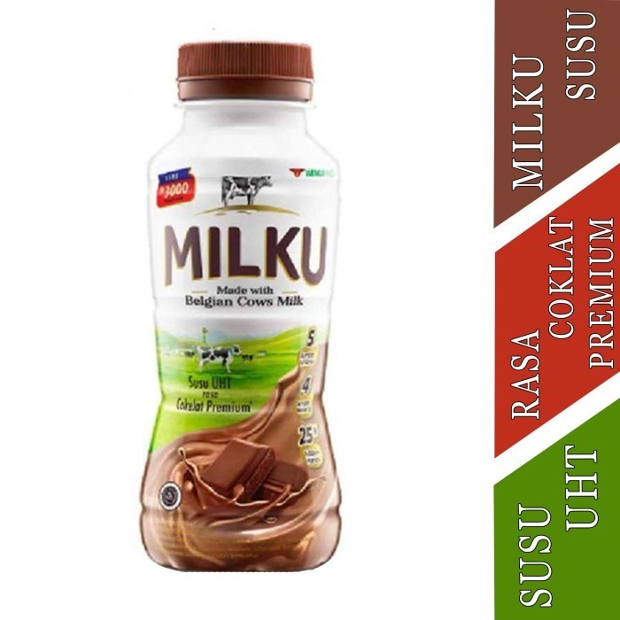 

NEW ITEM MINUMAN MILKU SUSU UHT COKELAT 200ML
