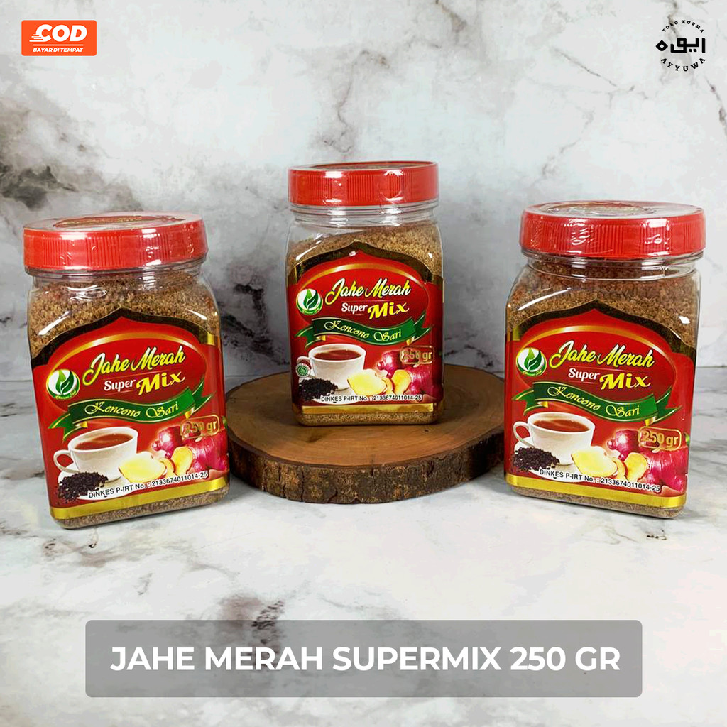 

JAHE MERAH SUPER MIX KENCONO SARI ORIGINAL 250gr