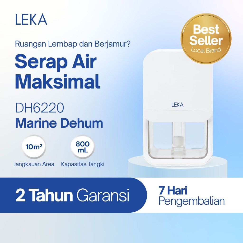 LEKA DH6220 Marine Dehumidifier - Serap Air Penyerap Kelembaban Udara