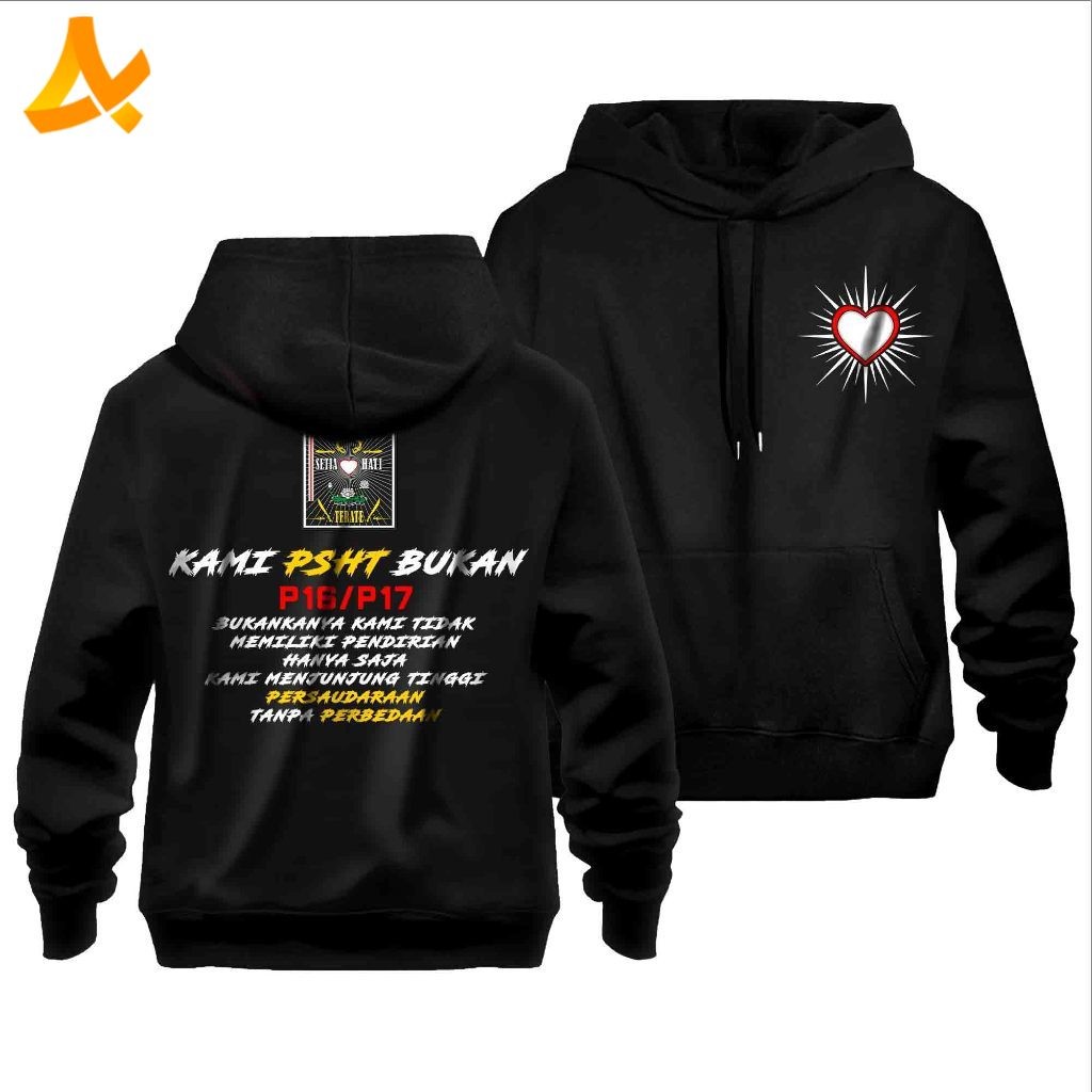 Hoodie PSHT SH Terate Nyawiji Bukan P16 P17 Terbaru - Kaos PSHT Terate SH Nyawiji Pamter Korlap