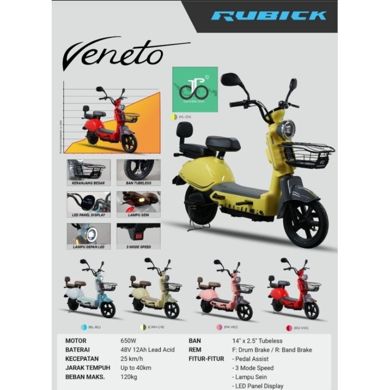 Sepeda Listrik Rubick Veneto (By United)