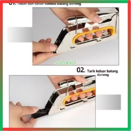 

(SG) Staples Tembak R23 Paket + Isi 5000pcs Gun Tacker (8mm)