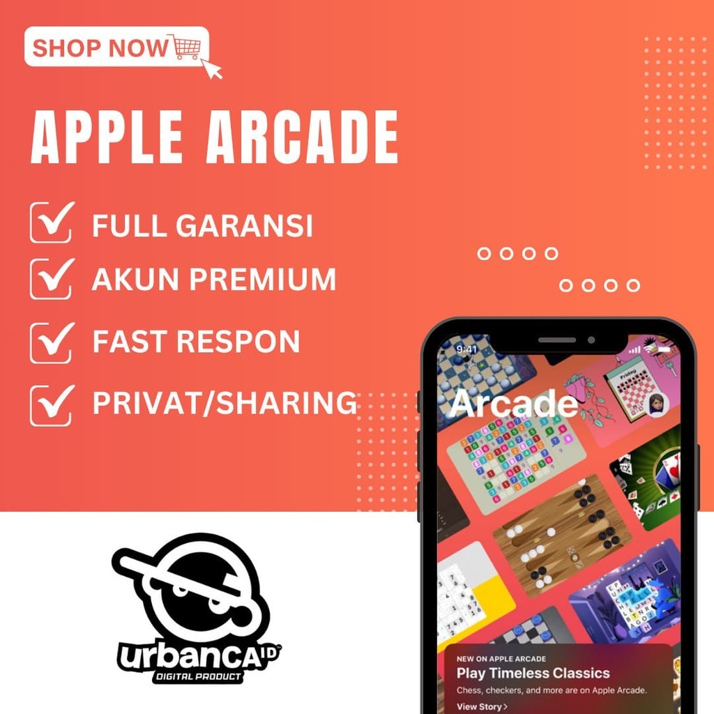 Apple Arcade Gift Card 1 Tahun Bergaransi