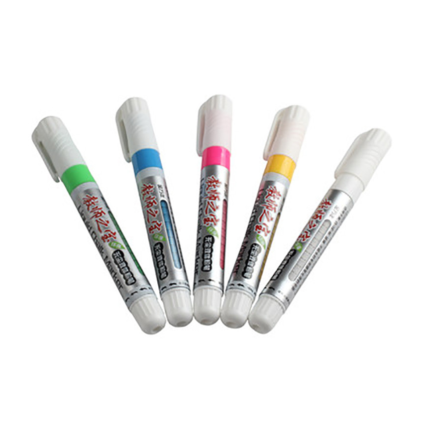 

1PC Chalk Markers Erasable Liquid Chalk Pens for Chalkboard, Blackboard, Cafe Menu, Window- White, Blue, Yellow, Pink, Green