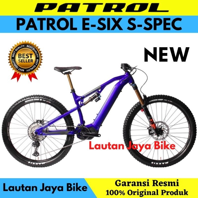 Sepeda Gunung MTB E-Bike Patrol E-Six S-Spec 2022