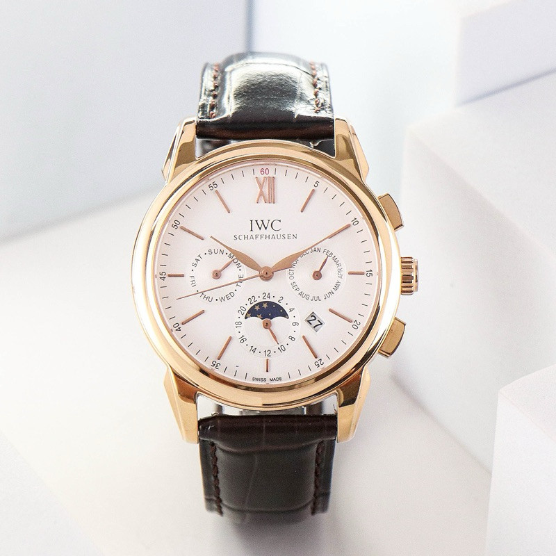 Pre order 2 minggu IWC women’s watch jam tangan wanita jam tangan kulit jam tangan rantai fashion wa