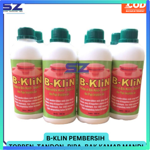 BKLIN B-KLIN B KLIN CAIRAN PEMBERSIH TOREN TANDON TANGKI AIR PIPA AIR BAK KAMAR MANDI