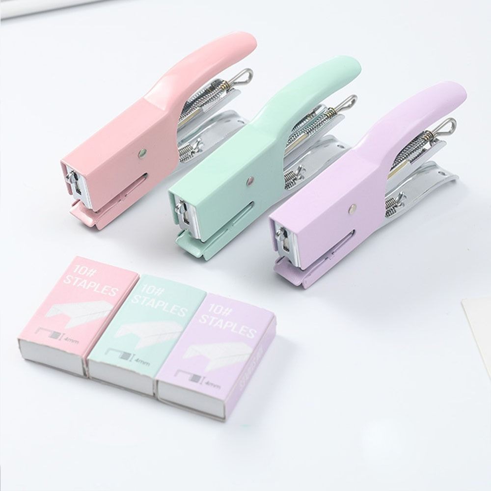 

School Office Supplies Paper Fixing Paper Staplers Office Binding Tools Paper Binder Set Hand-Held Stapler School Supplies