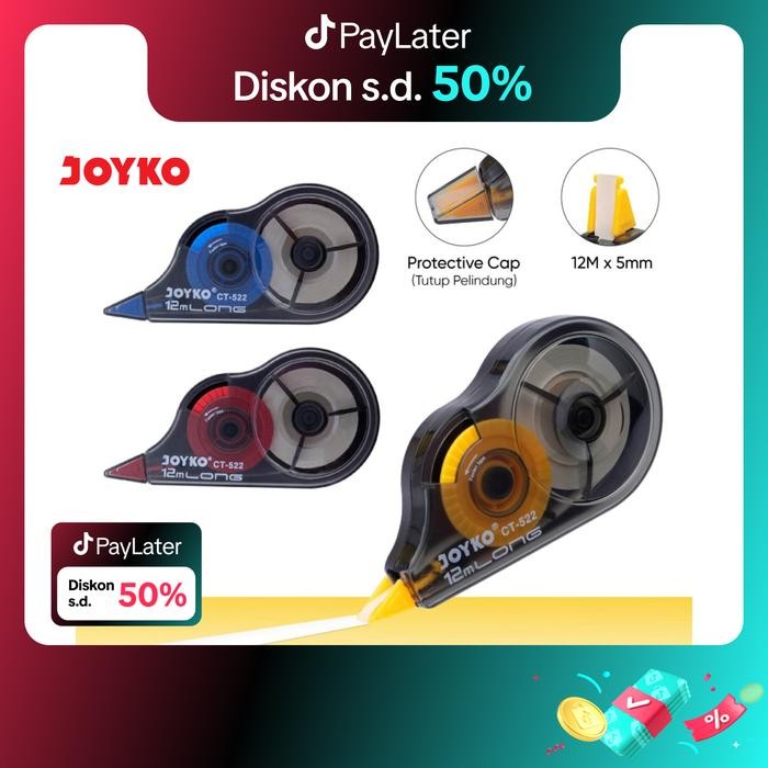 

Correction Tape / Pita Koreksi Joyko CT-522 - CT-522