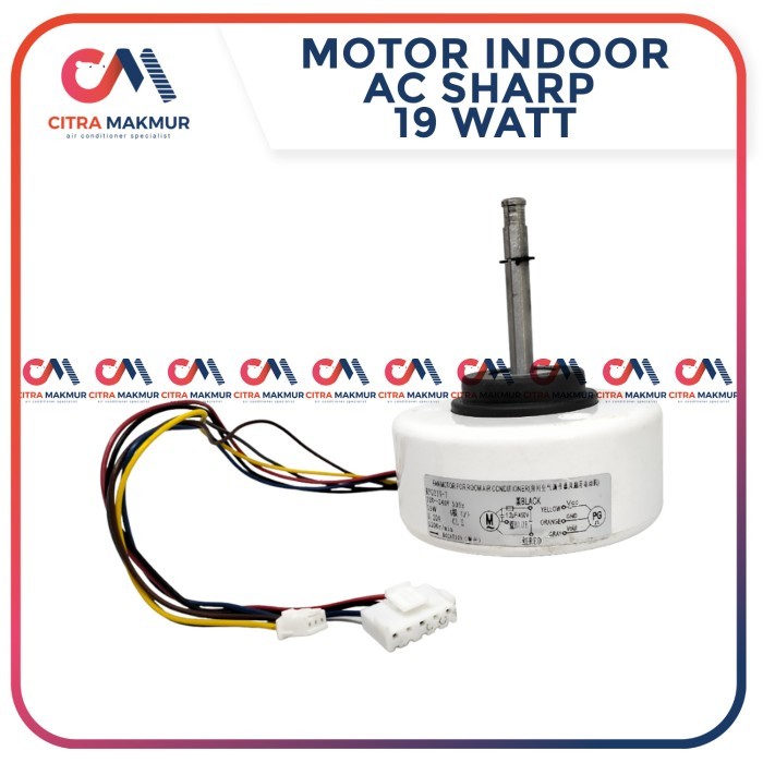 (FS) Motor Indoor Sharp 19 Watt AC Dinamo Blower 1 2 PK Plasma Cluster