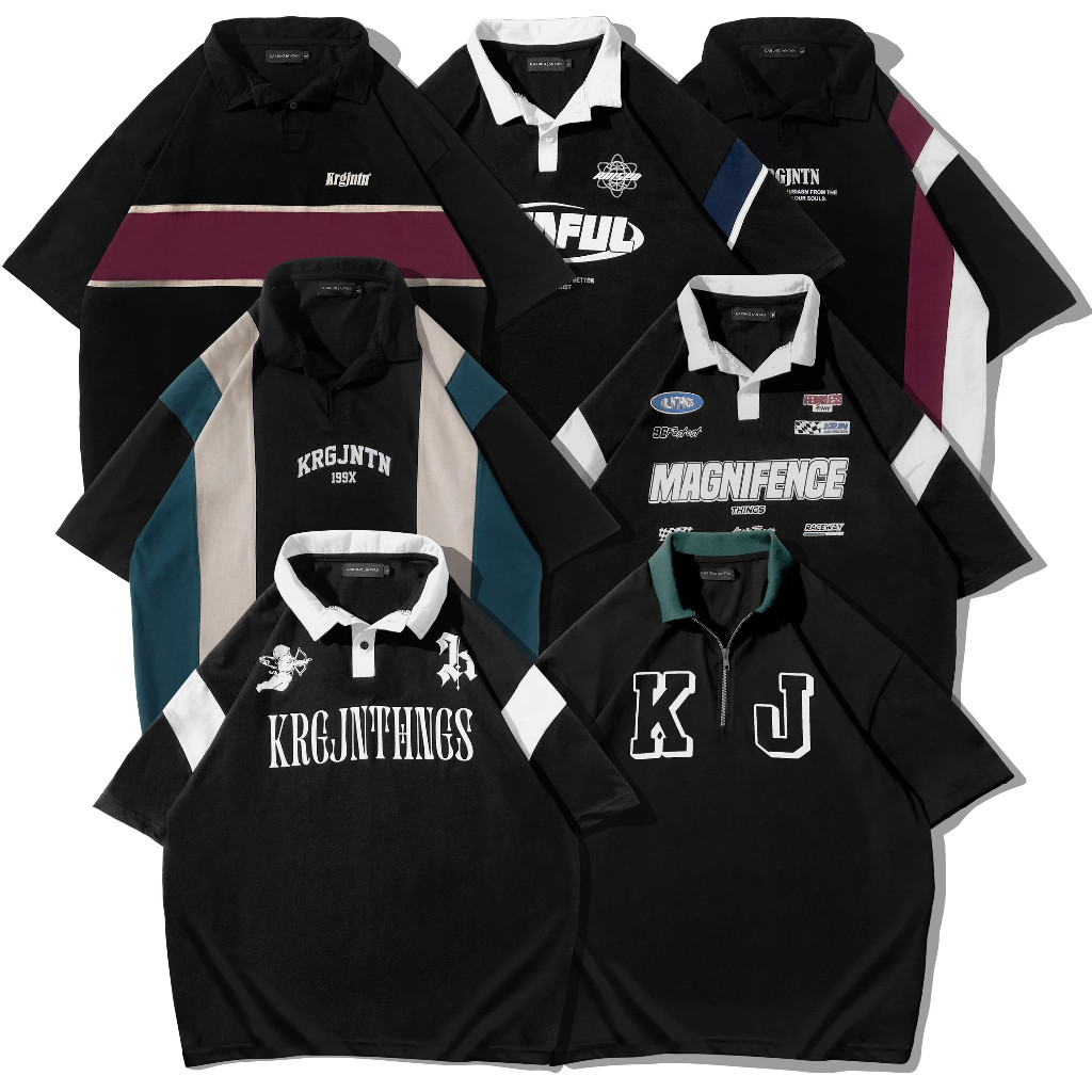 " VOLUME 2 " OVERSIZE RUGBY SHIRT / BAJU RUGBY OVERSIZE