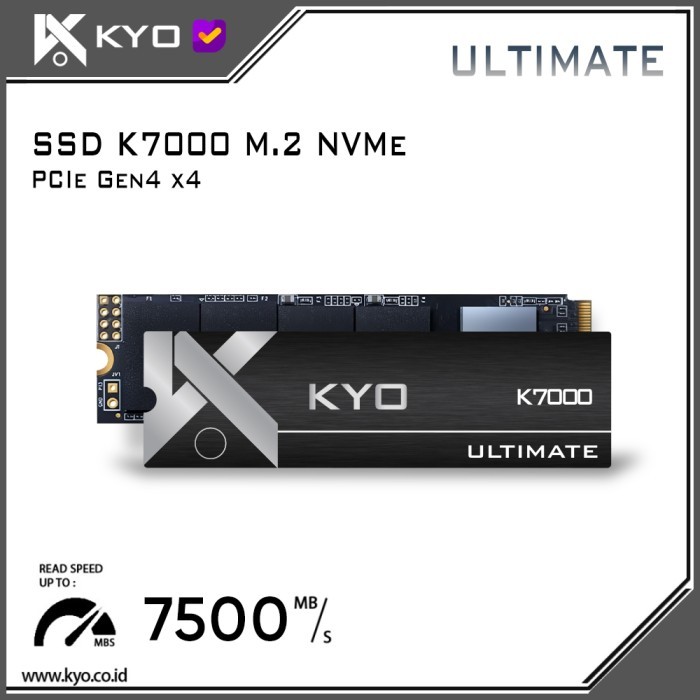 SSD KYO ULTIMATE K7000 2TB M.2 NVMe Gen4 x4 SSD NVMe Gen 4