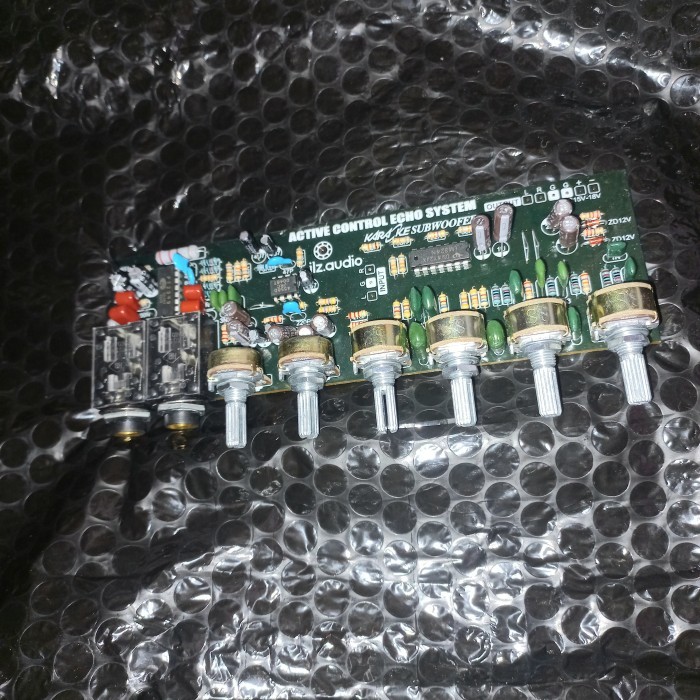 kit tone control stereo sub + 2 mic plus echo tune kontrol tun driver Fajar elektro 2