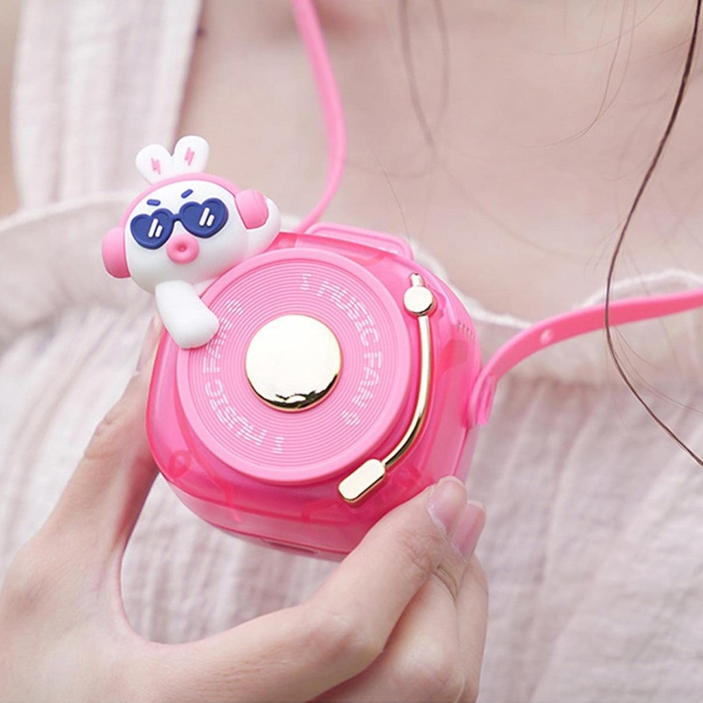 

GIVELONG Kipas Angin Kalung Portable Lanyard Hanging Neck Fan 500mAh - G-7610 - Pink